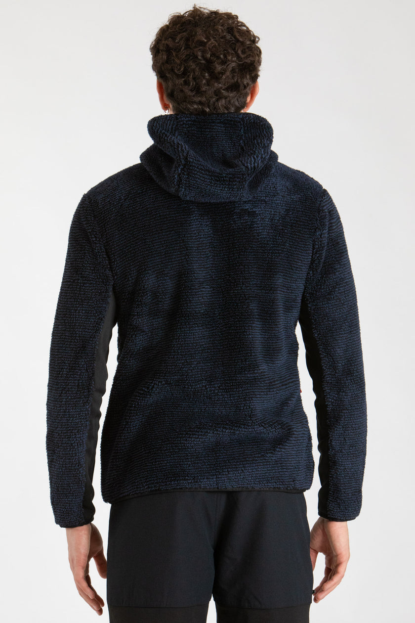 ROWAN UOMO PELLICCIA RIGATA CON CAPPUCCIO