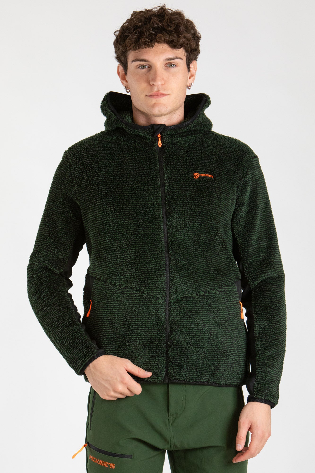 ROWAN UOMO PELLICCIA RIGATA CON CAPPUCCIO