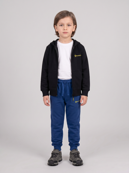 SAMBUCO BIMBO FELPA FULL ZIP CON CAPPUCCIO