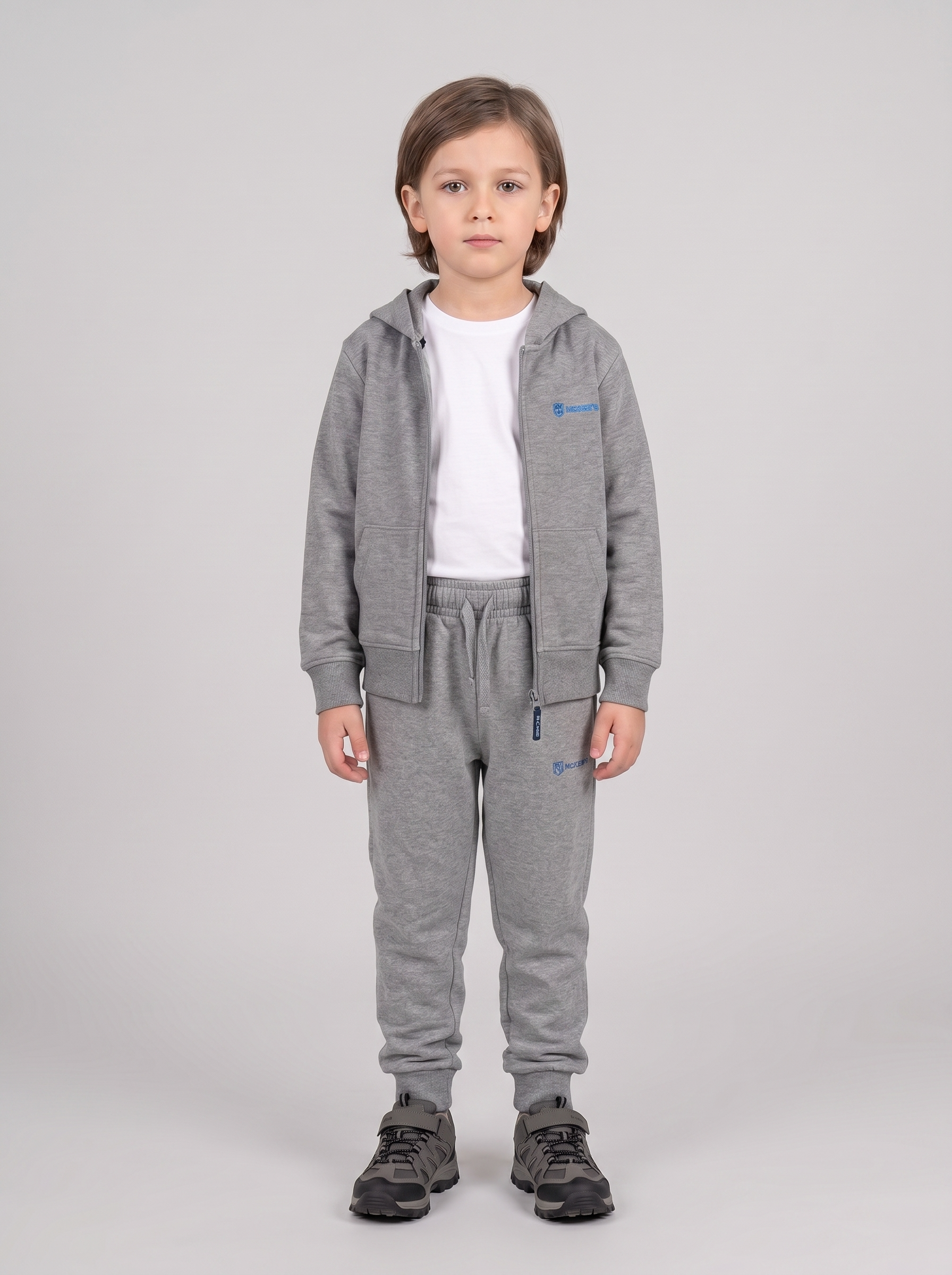 SAMBUCO BIMBO FELPA FULL ZIP CON CAPPUCCIO