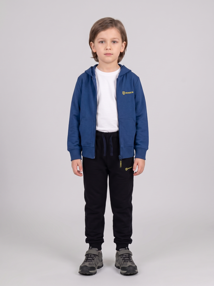 SAMBUCO BIMBO FELPA FULL ZIP CON CAPPUCCIO