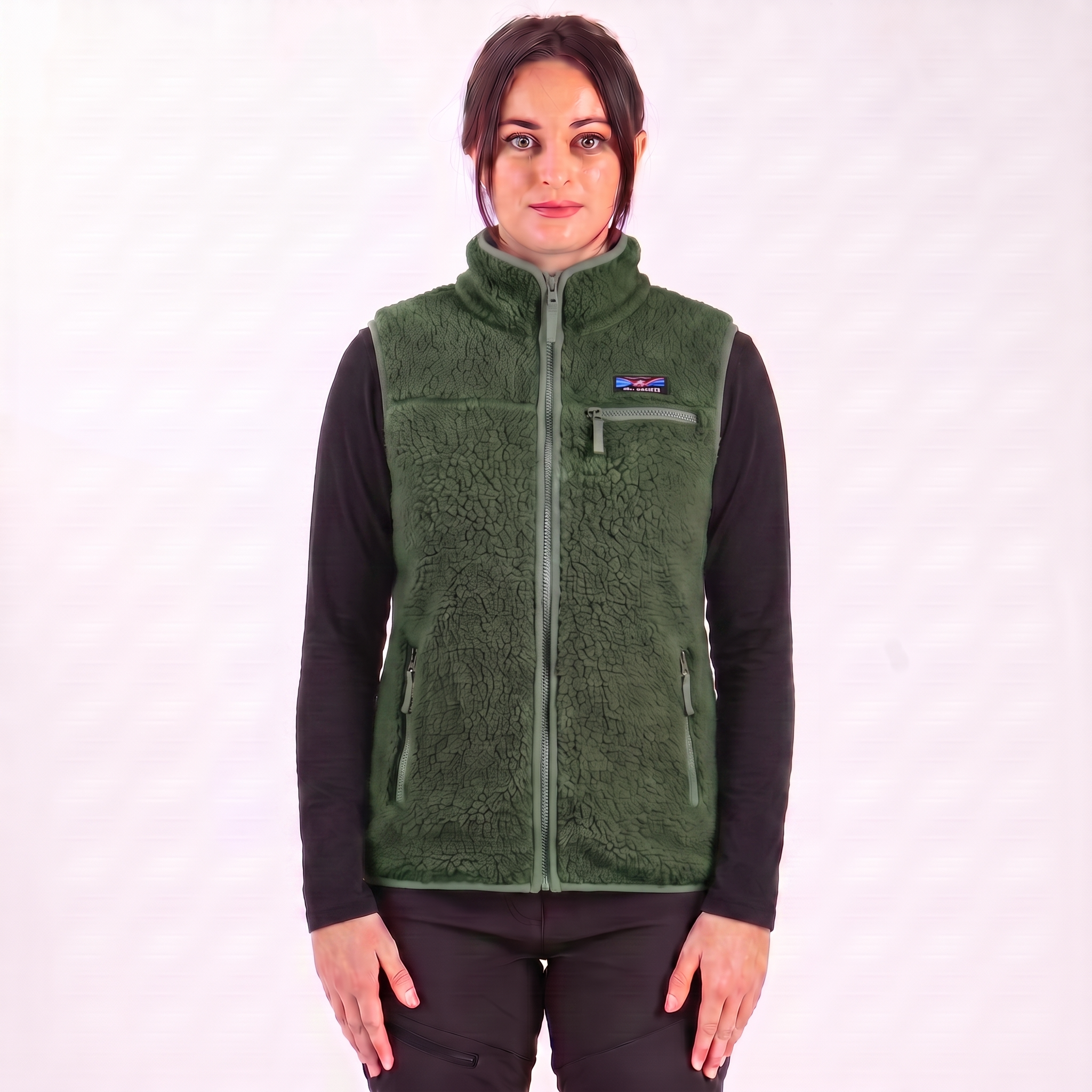 SERENYA DONNA SMANICATO IN SHERPA