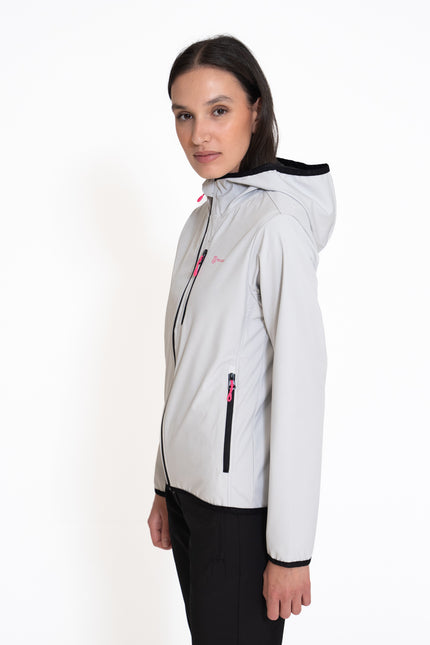 SIDLEY DONNA GIUBBINO IN SOFT SHELL ESTIVO CON CAPPUCCIO