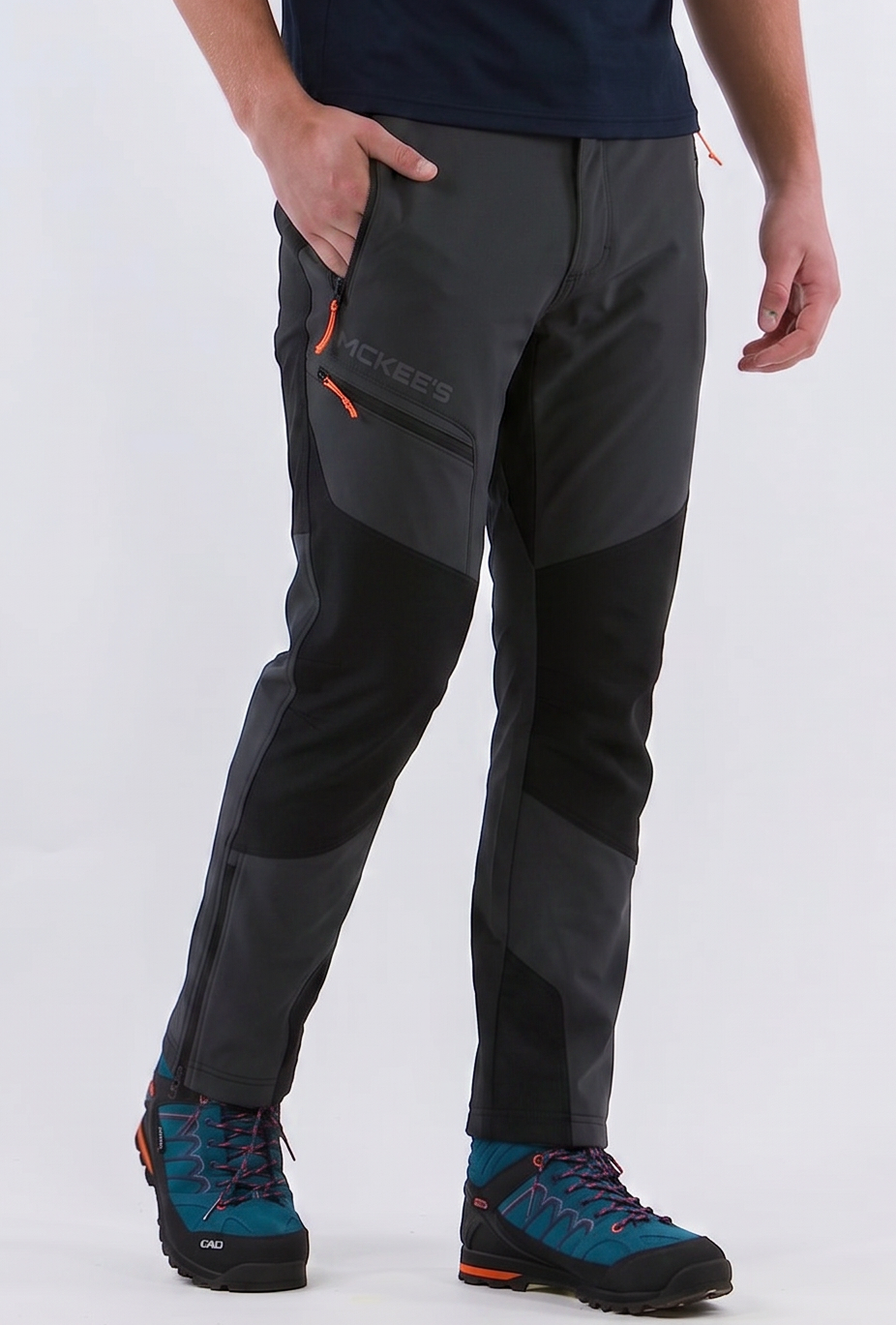 SINODO UOMO PANTALONE TREKKING CON RINFORZI IN CORDURA