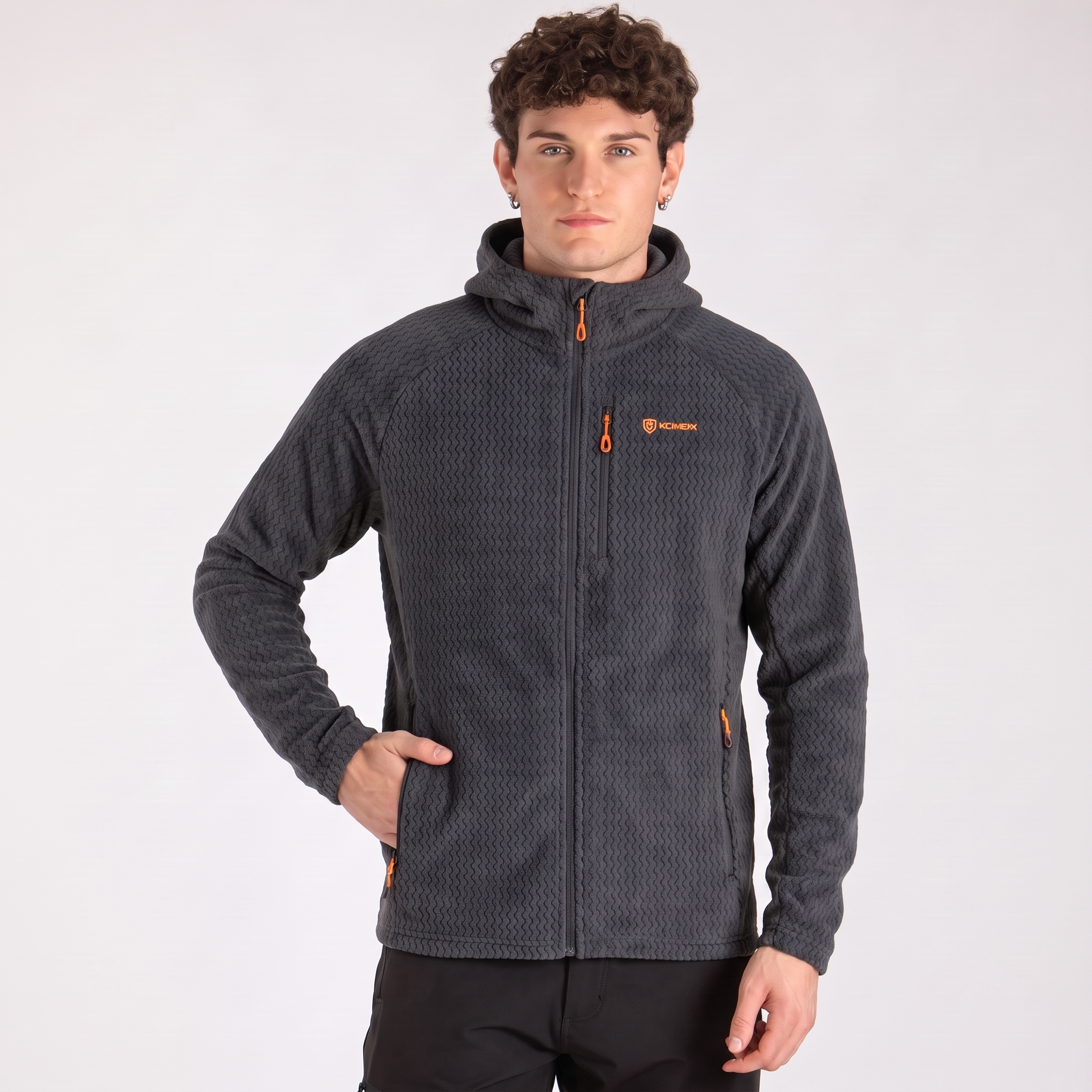 SYLAS UOMO GIACCA FULL ZIP CON CAPPUCCIO