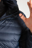 TANARO UOMO GIACCA CON CAPPUCCIO IMBOTTITA PIUMA