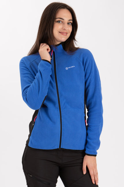 TOLSONA DONNA GIACCA BICOLORE IN PILE