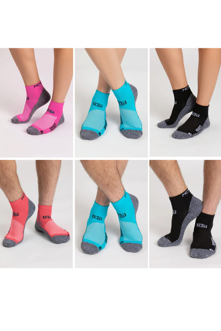 VELVET UNISEX CALZIONO DA RUNNING - BOX ASS. 36 PZ (6 COLORI)