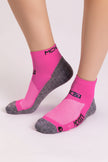 VELVET FUCSIA FLUO/BLACK CALZINO DA RUNNING - BOX ASS. 6 PZ