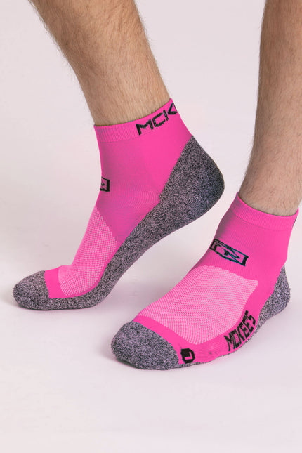 VELVET FUCSIA FLUO/BLACK CALZINO DA RUNNING (BOX ASS. 6 PZ)