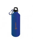 AURINO UNISEX BORRACCIA CON MOSCHETTONE 750 ML IN ALLUMINIO - (BOX ASS. 6 PZ)