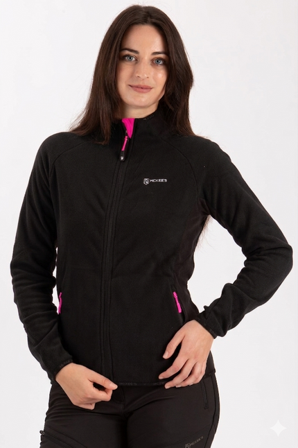 TOLSONA DONNA GIACCA BICOLORE IN PILE